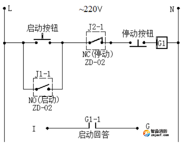 ZD-02消防終端器接線圖原理